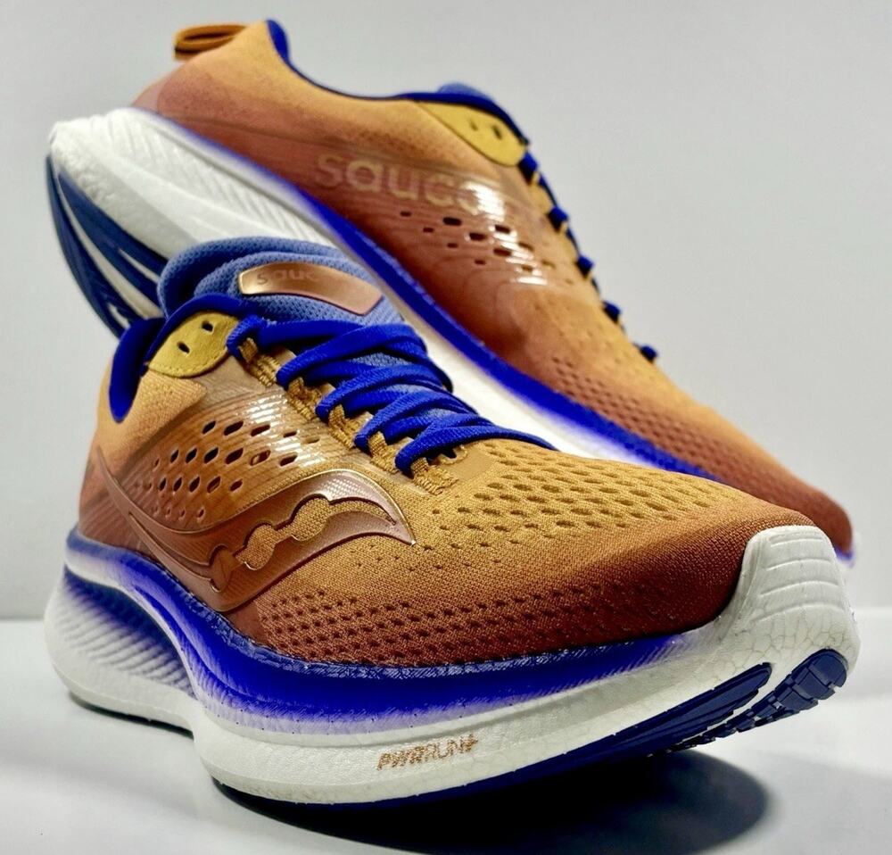 Saucony Ride 17 Womens Size 9.5 Running Shoes Orange Multi Color S10924-97 EUC